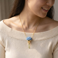 Feminine Floral Bouquet Necklace