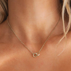 S925 Dainty Forever Linked Necklace - Veinci