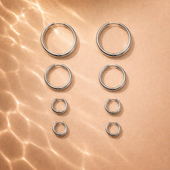 Thick Hoop Earrings