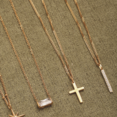 Sparkling Bar Necklace