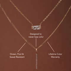 Sparkling Bar Necklace