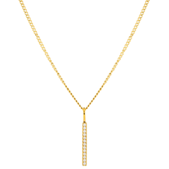 Sparkling Bar Necklace